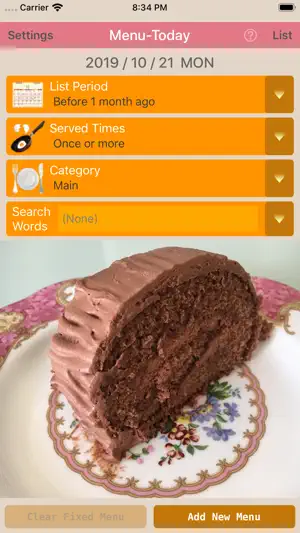 Menu-Today screenshot 1