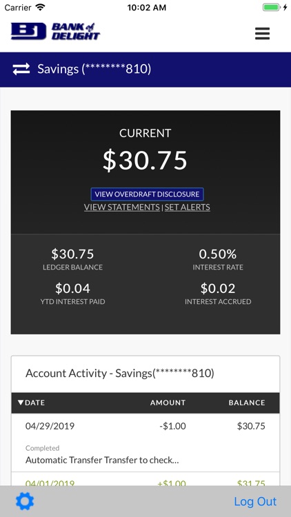 Bank of Delight Mobile Banking screenshot-4