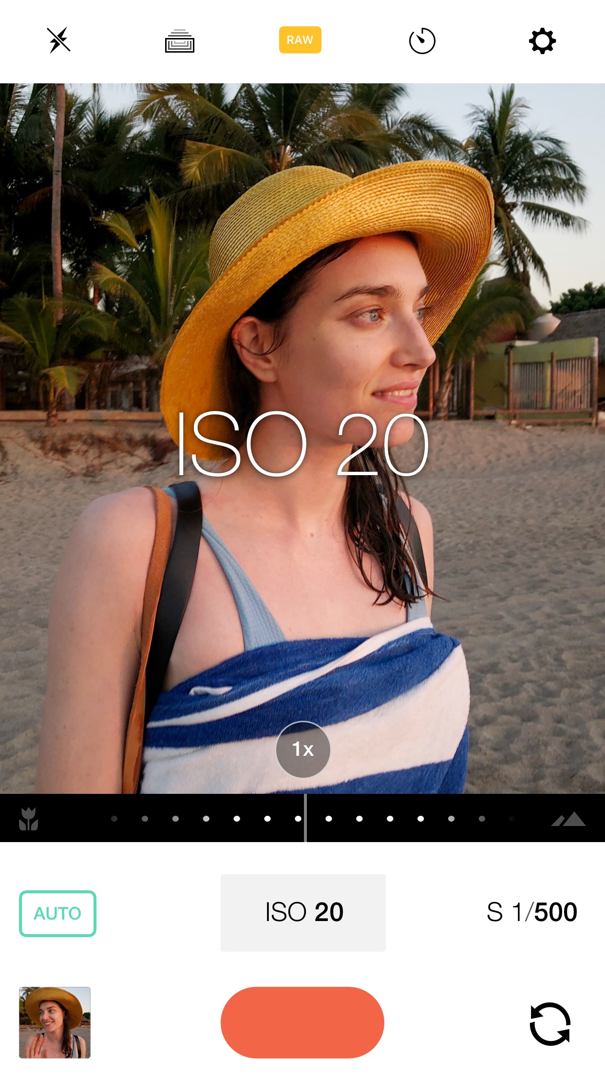 Screenshot do app Manual – RAW Camera