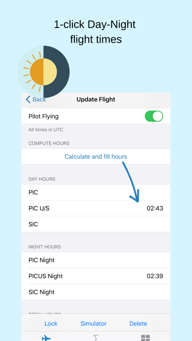 Screenshot #2 pour SimplyLog – Pilot Logbook