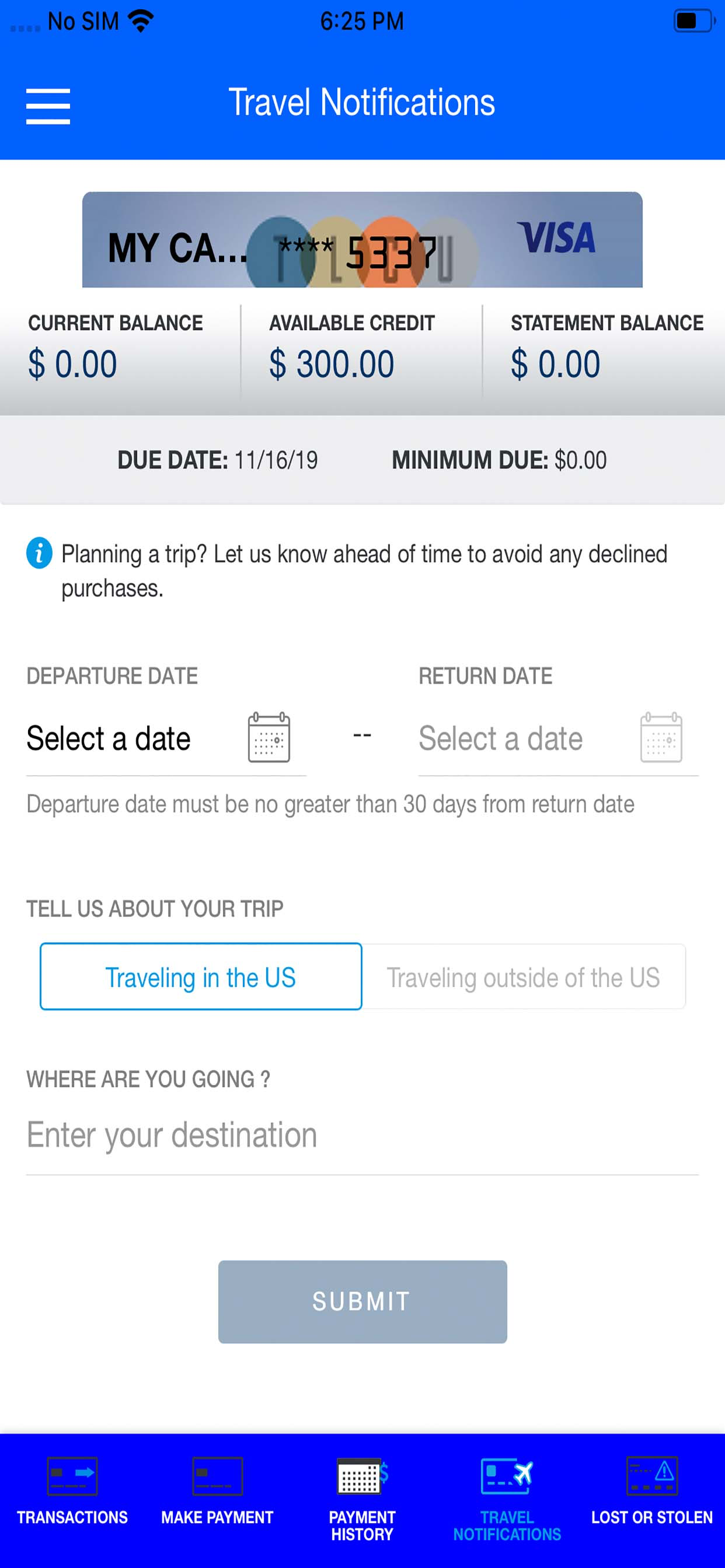 TLCU Visa