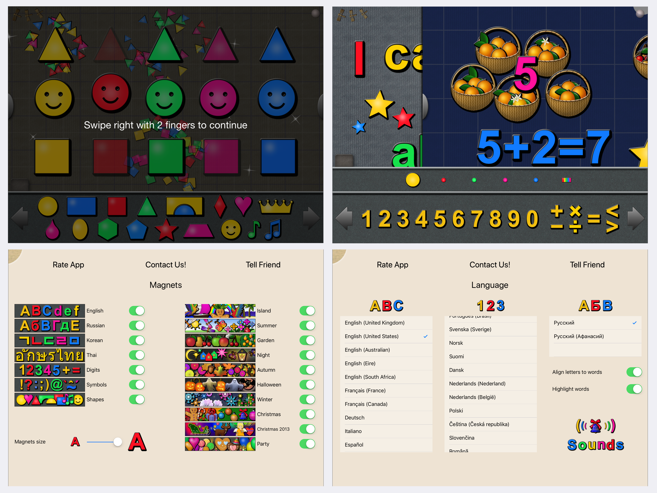 ABC Talking Magnetic Board screenshot 4