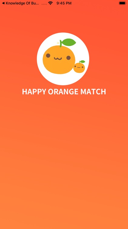 Happy Orange Match