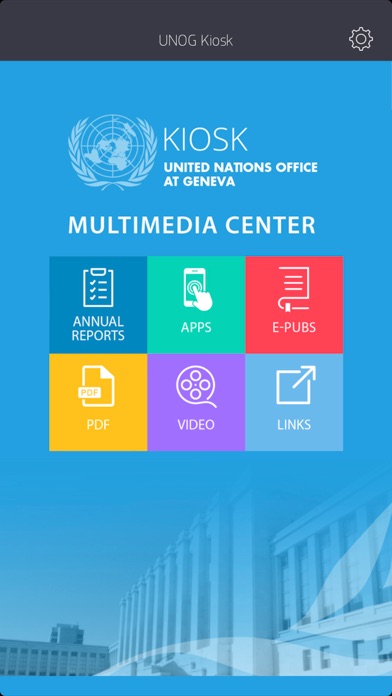 Screenshot #1 pour UNOG Kiosk