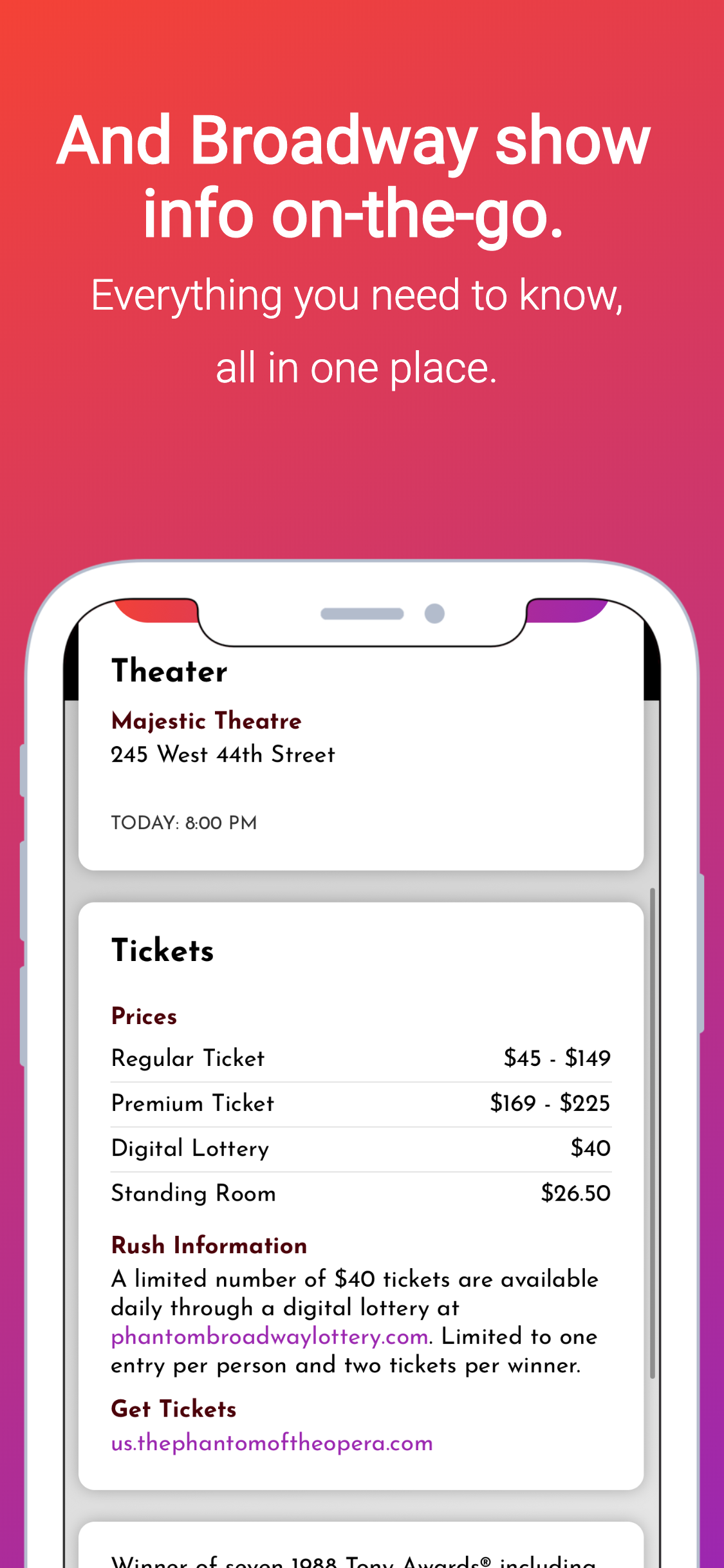 Broadway App