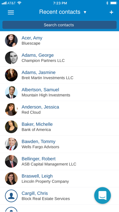 ClientLook iPhone screenshot 1 - Business app