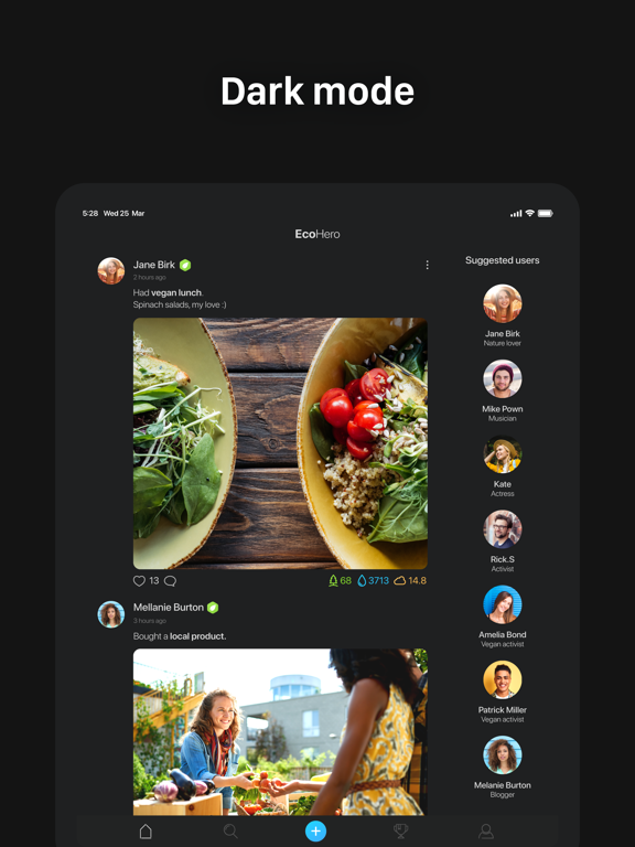 EcoHero - Eco Activity Tracker iPad screenshot 8 - Lifestyle app