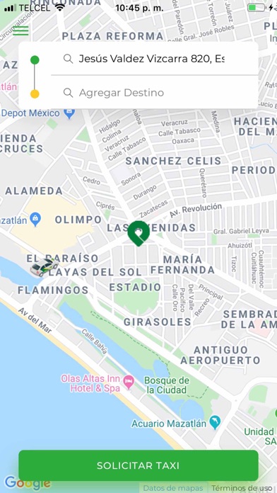 Screenshot #2 pour ApplyTaxi Ecotaxis Verdes