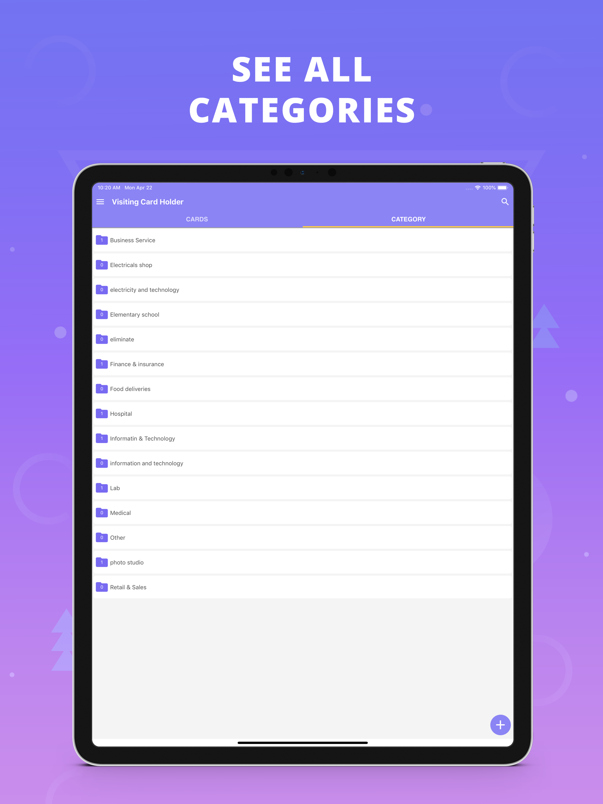 Visiting Card Holder screenshot 7