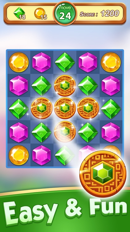 Jewels & Gems - Match 3 Games screenshot-4
