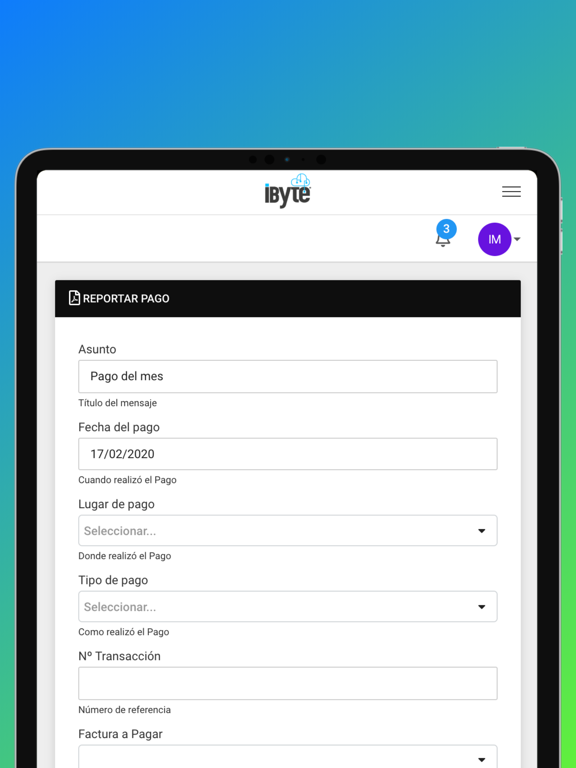 iByte iPad screenshot 4 - Productivity app
