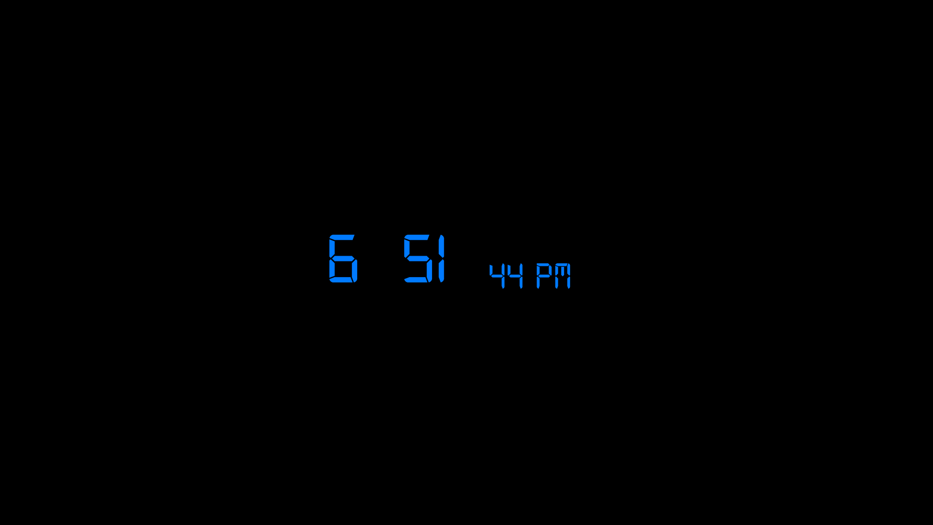 Digital Clock for TV screenshot 6
