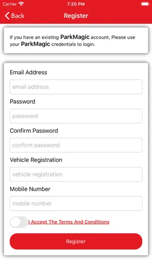 Donegal eParking screenshot 2