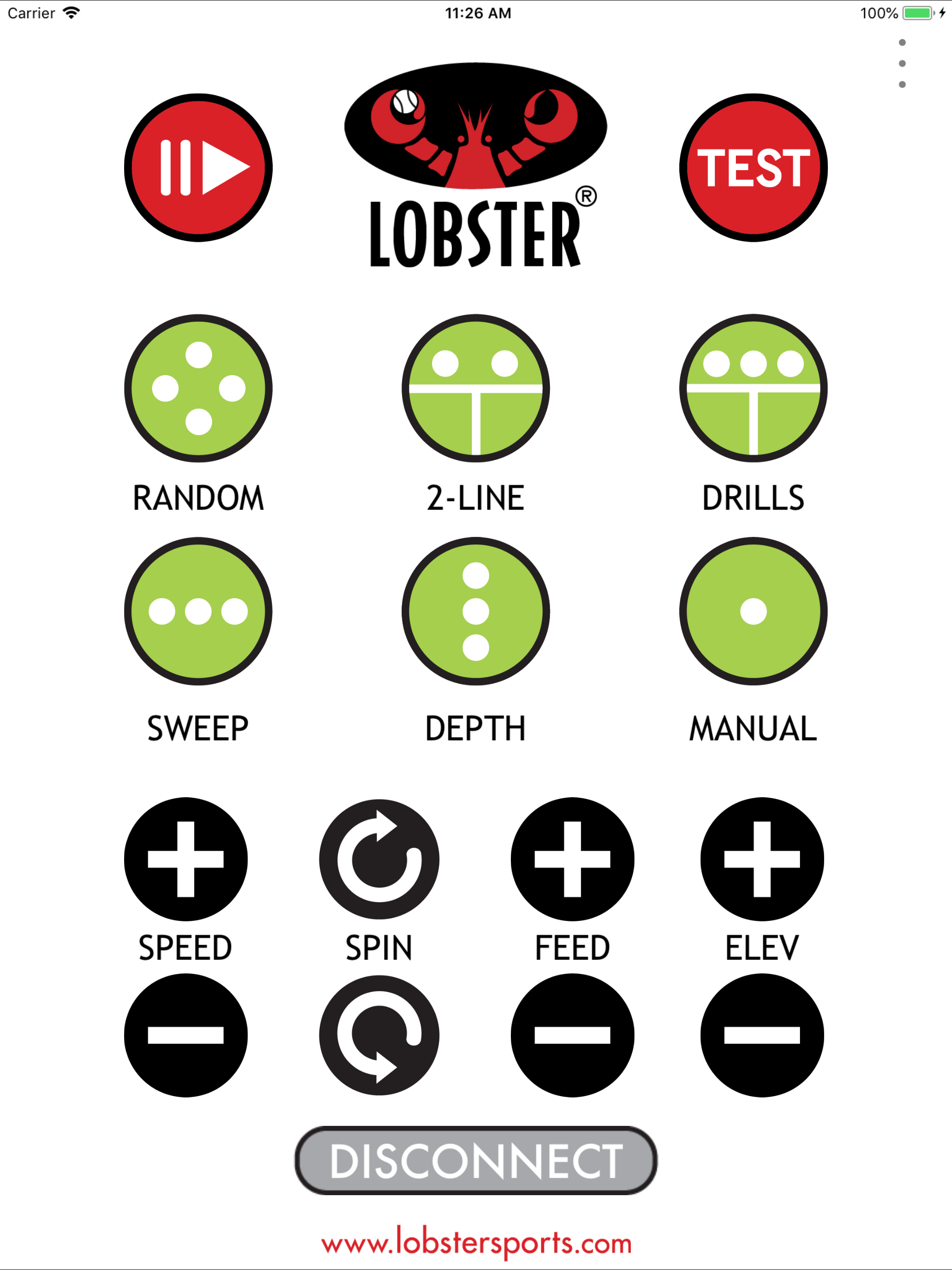 Lobster grand remote control
