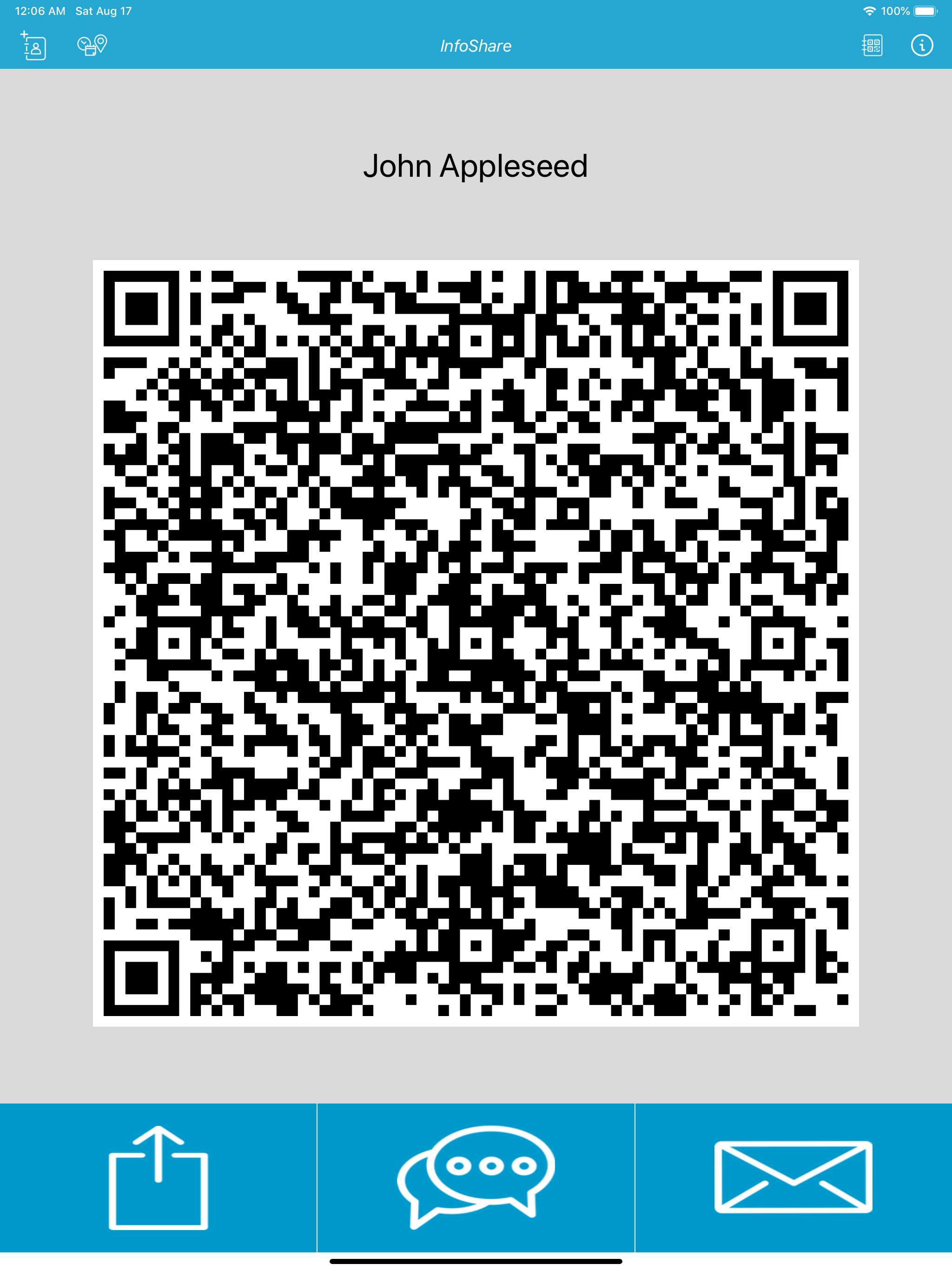 Info Share: QR Code Generator screenshot 7