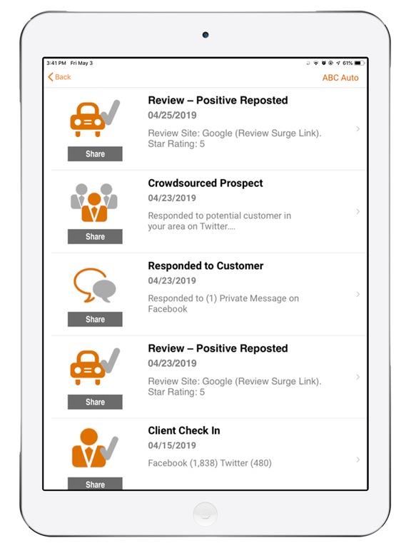 DAS Mobile iPad screenshot 3 - Business app