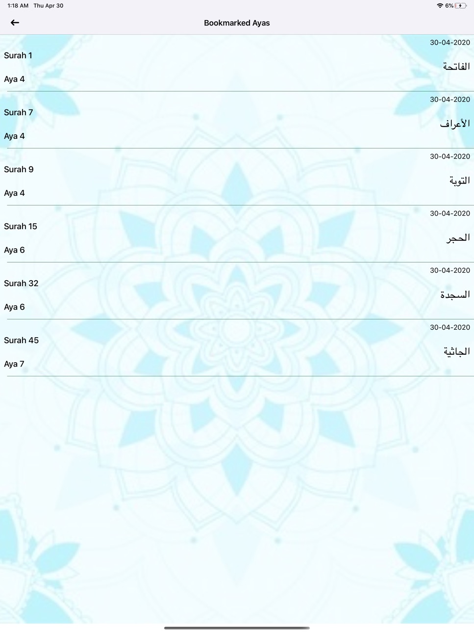 iPad screenshot