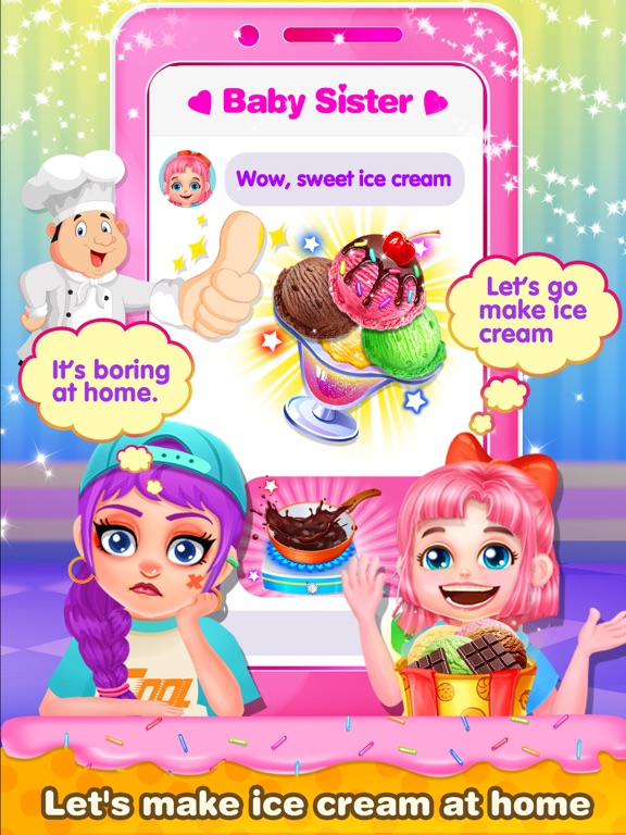 Homemade Ice Cream Desserts iPad screenshot