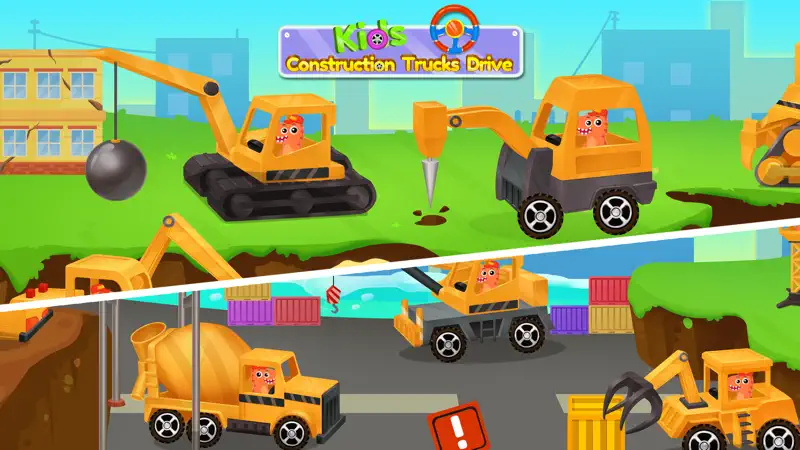 Camions de construction enfant screenshot 1 of 7