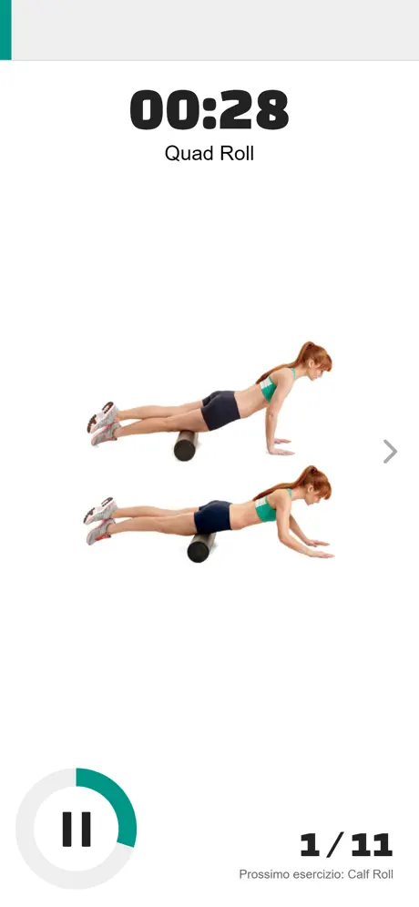 Esercizi con Foam Rolling