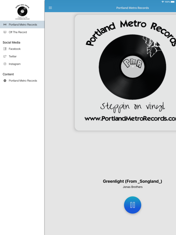 Portland Metro Records iPad screenshot 2 - Music app