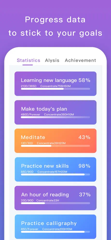 累积的力量-专注打卡软件