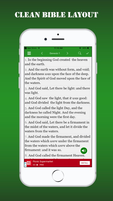 Revised Webster Bible Screenshot