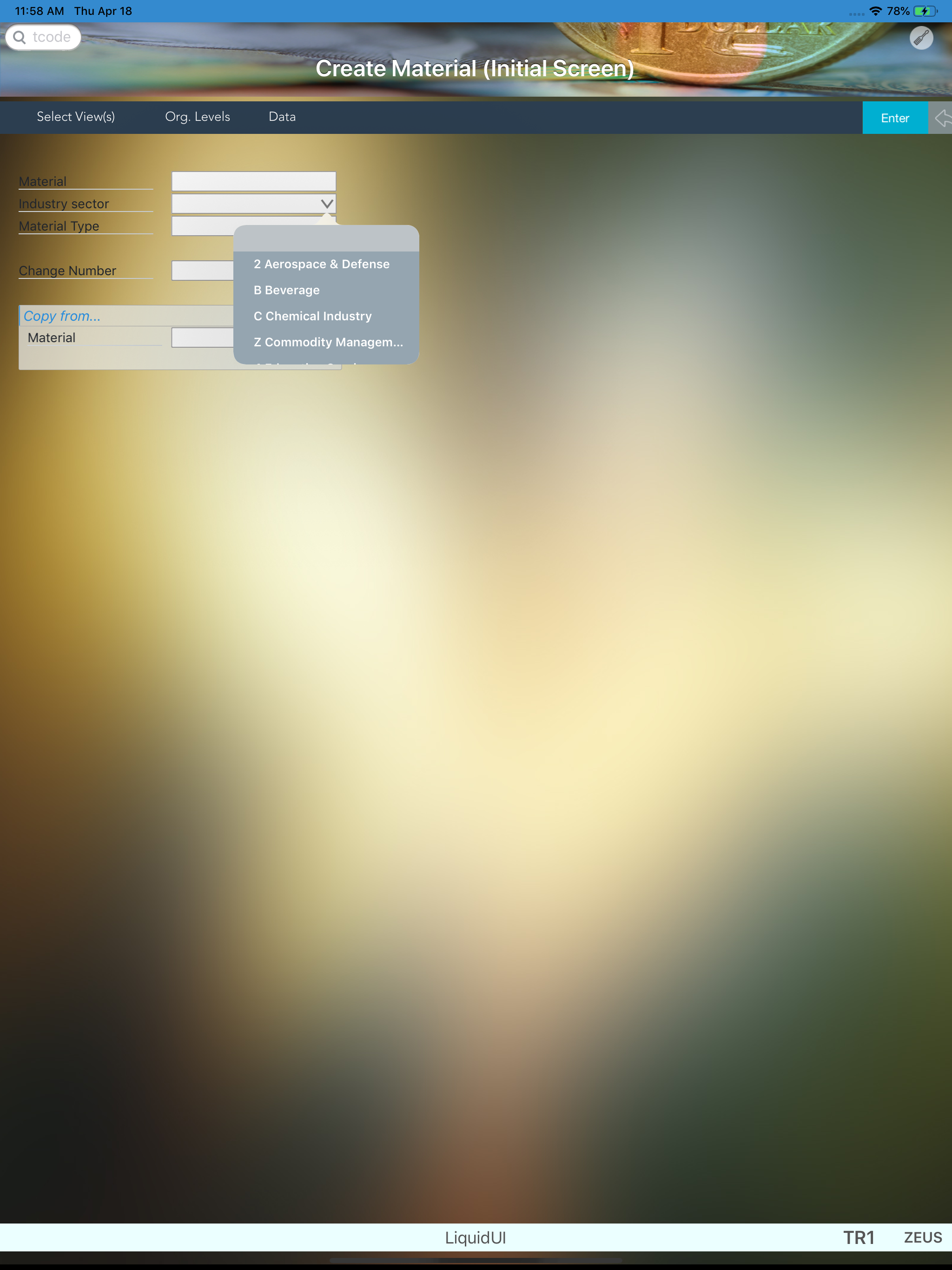 Liquid UI Client for SAP
