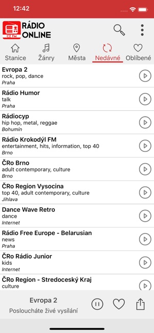Rádio Online Česká on the App Store