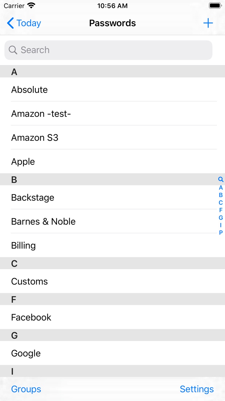 iPhone screenshot