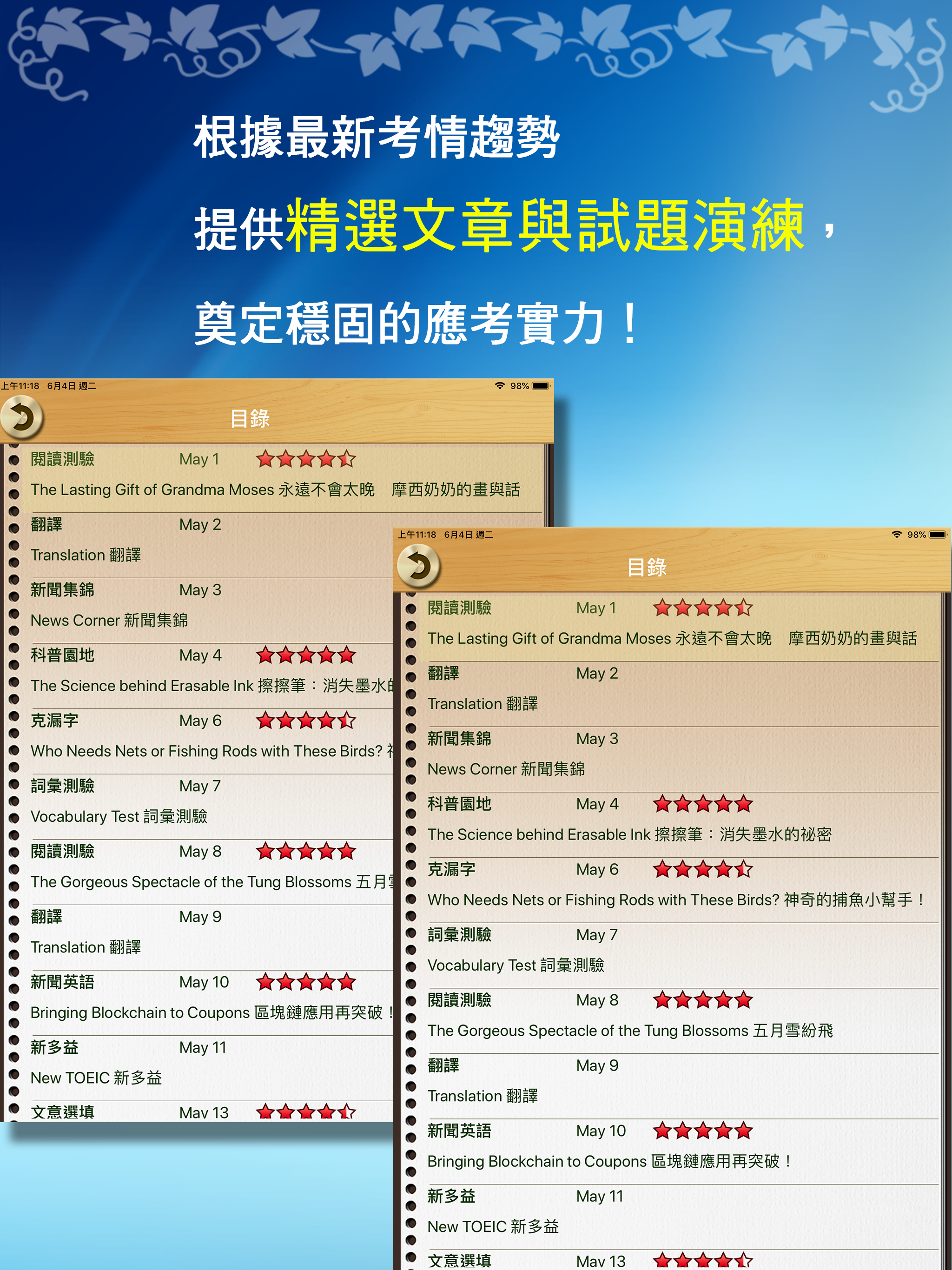 常春藤解析英語雜誌