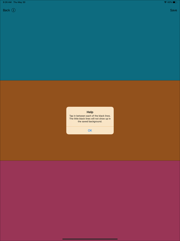 SimpleBackgrounds iPad screenshot 6 - Lifestyle app