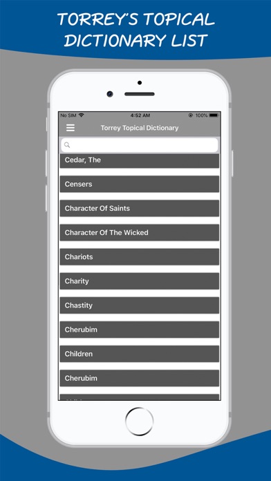 Screenshot #1 pour Torrey's Topical Bible Offline