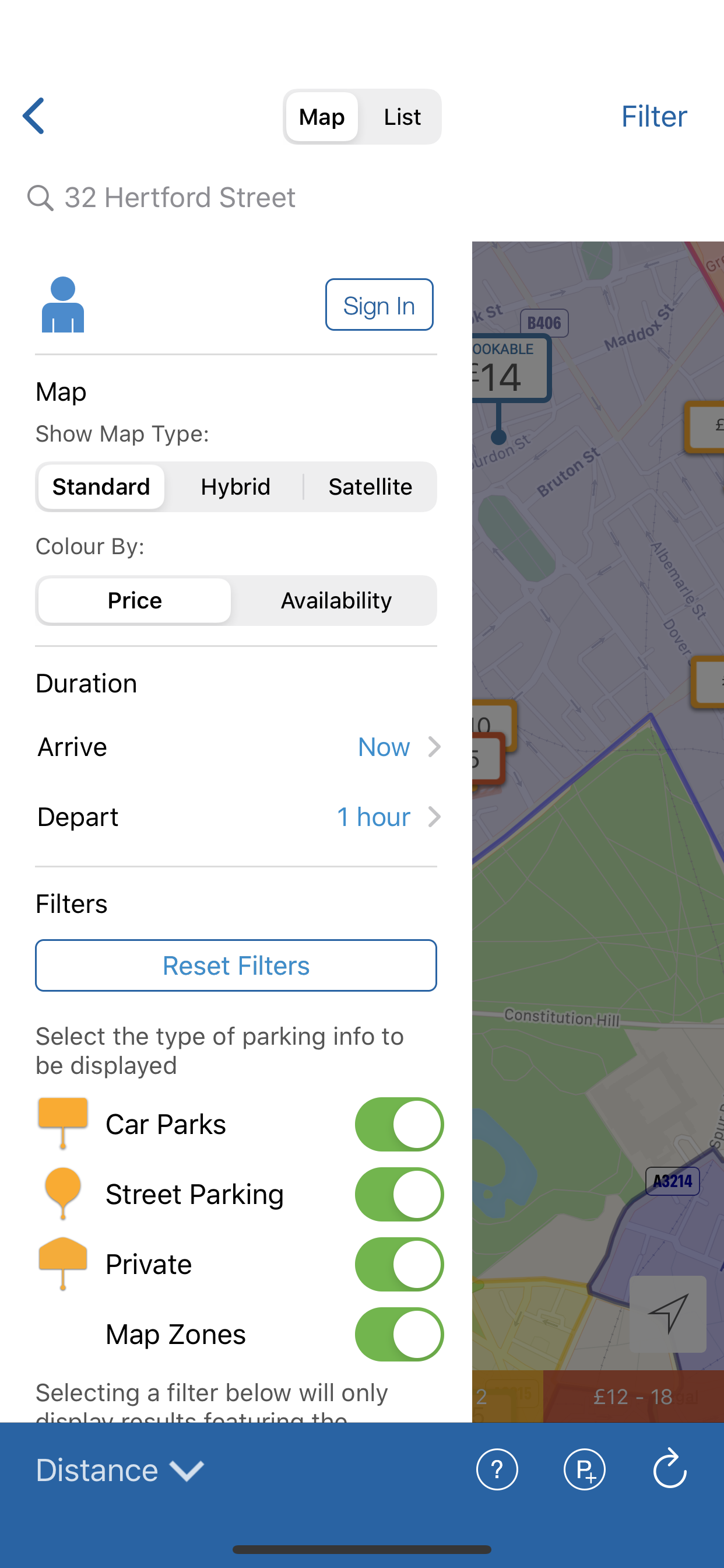 Parkopedia Parking