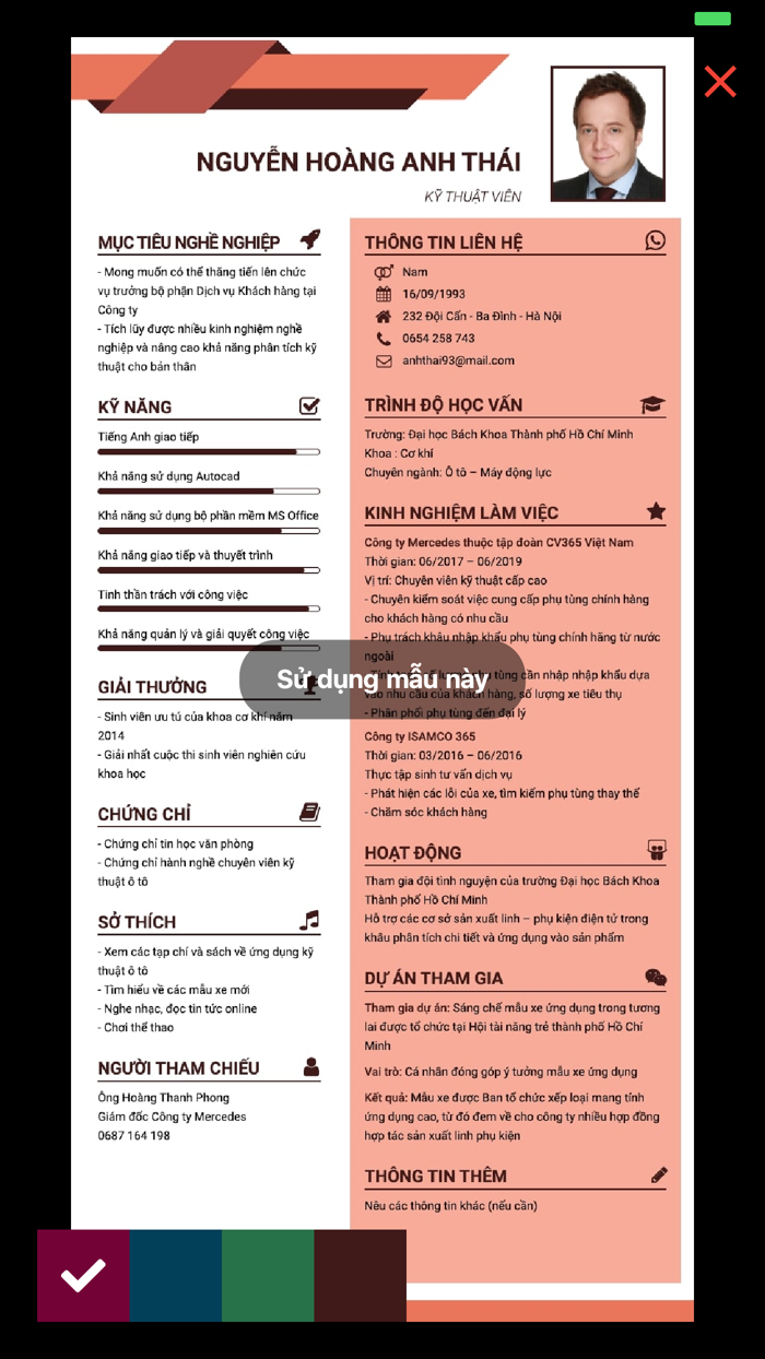 CV365 - Tạo CV online đẹp