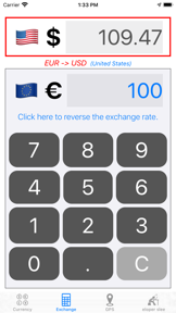 Currency: EURO Converter screenshot