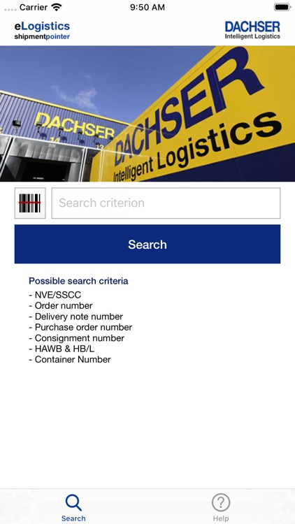 DACHSER shipmentpointer