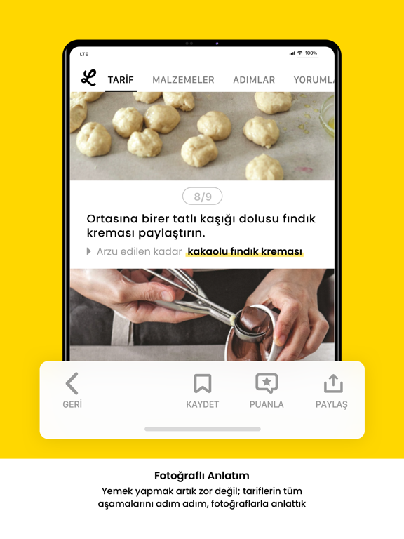 Lokma - Yemek Tarifleri iPad screenshot 6 - Food & Drink app