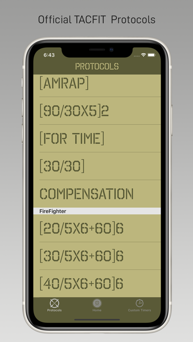 Tacfit Timer Screenshot