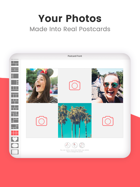PostSnap Photo Card App: Postcards, Greeting Cards, Real Personalized Announcements and Customized Invitations screenshot