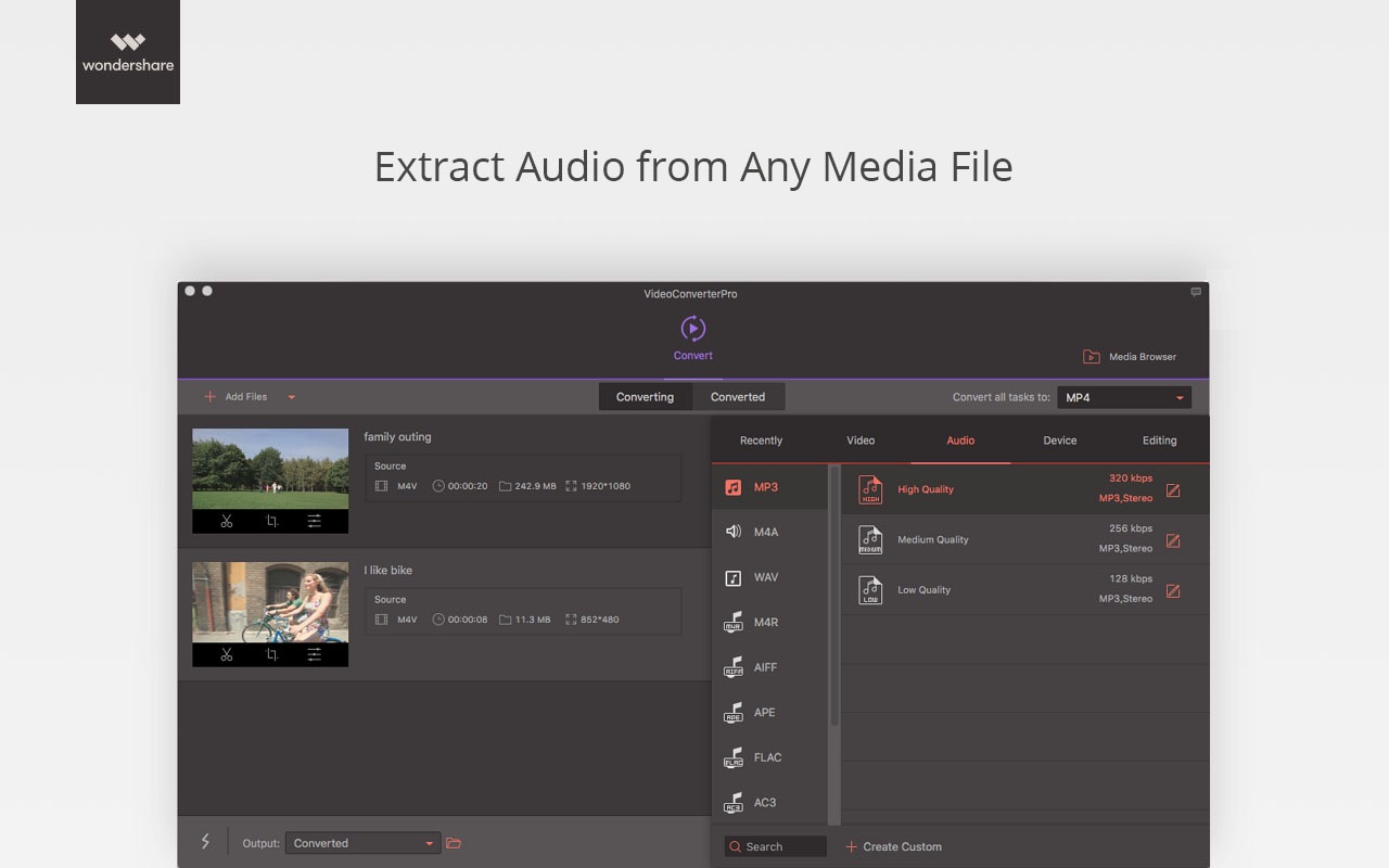 Screenshot do app VideoConverterPro