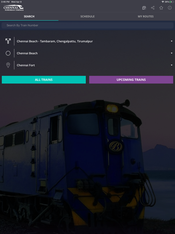 Screenshot #4 pour Chennai Suburban Train Timings