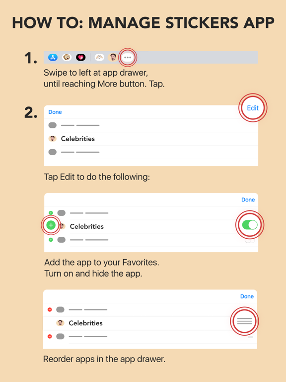 Screenshot #5 for Celebrities Stickers