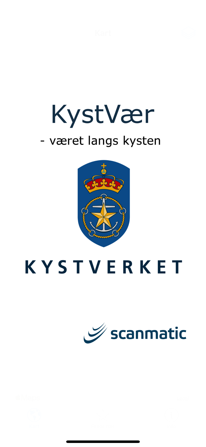 KystVær - Kystverket screenshot 1