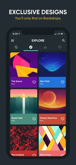 Game screenshot Backdrops - Wallpapers apk