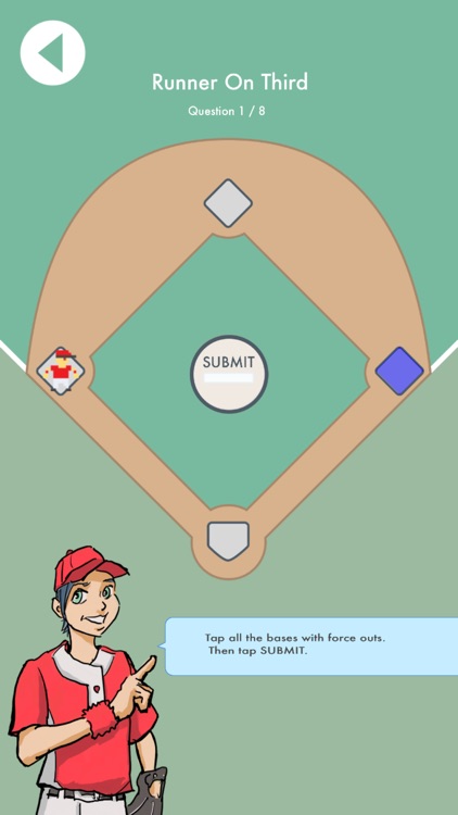 Baseball Force Out Teacher