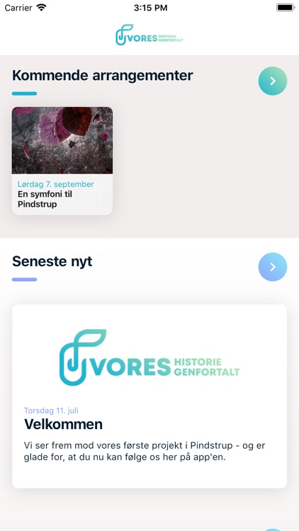 Vores Historie Genfortalt