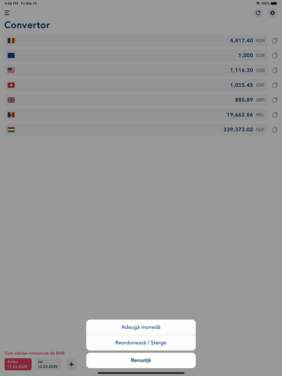 Screenshot #4 pour Convertor Valutar