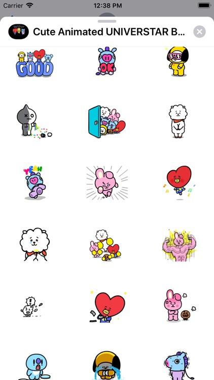 Animated UNIVERSTAR BT21 Stick screenshot-5