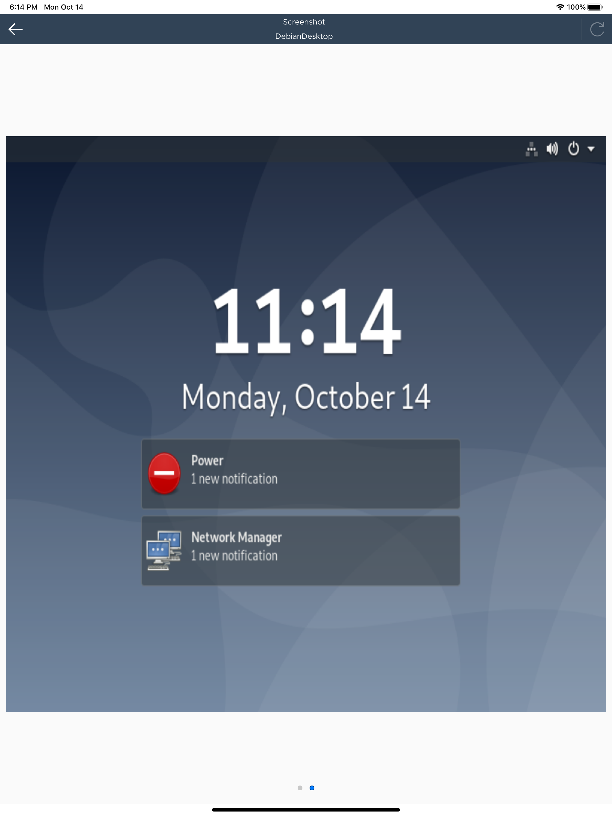vSphere Mobile Client